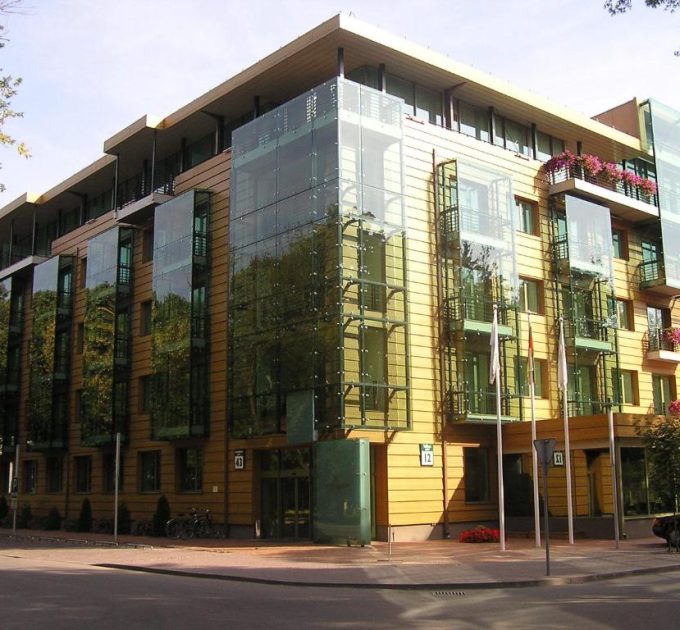 Grand SPA Lietuva Hotel Главное здание с улицы
